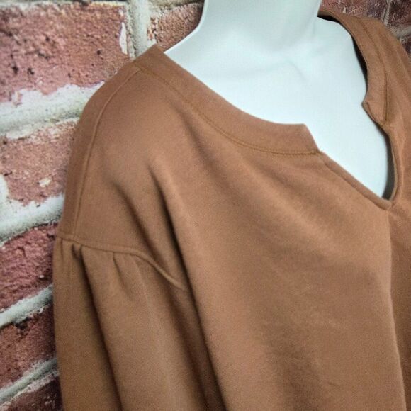 Women's A.N.A. A New Aproach Cozy Knit Top Size 0X - Picture 4 of 7